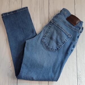 Hollister Epic Flex Slim Straight Lightwash Blue Denim Womens Size Waist 28